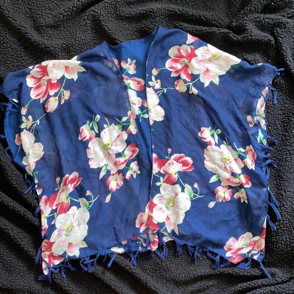 Floral Tropical Coverup